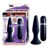 MY 1ST SILICONE SURGE VIBRATING BUTTPLUG – BLACK