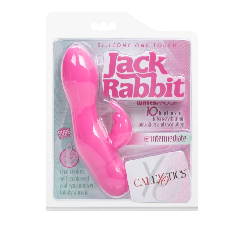 Vibrador Rabbit de Silicón Silicone One Touch Pink CalExotics
