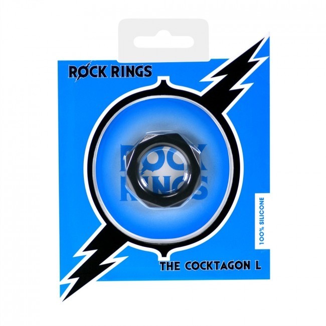 Anillo para Pene The Cocktagon L Black Rock Rings