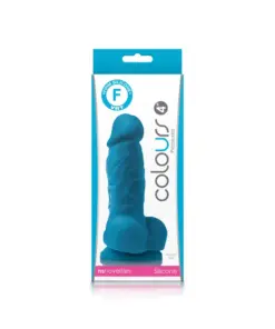 Colours - Pleasures - 4" Dildo - Blue - Clearance