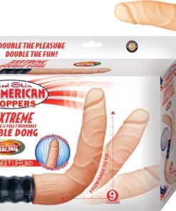 All American Whoppers Xxxtreme Vibrating & Fully Bendable Double Dong