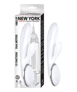 VIBES OF NEW YORK HEAT-UP PLEASURE MASSAGER-WHITE