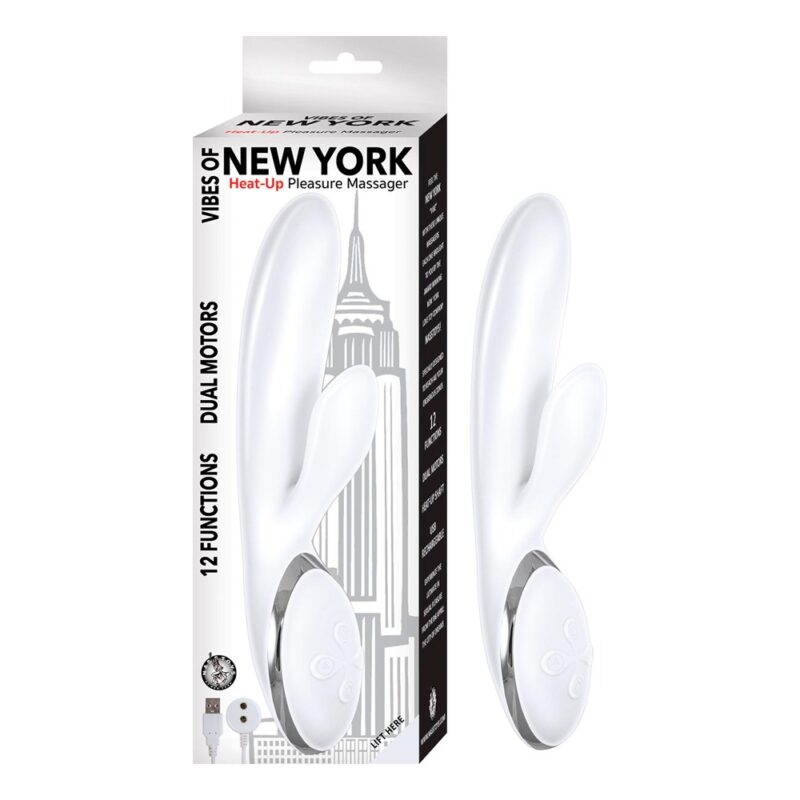 Vibrador Rabbit con Calor Vibes of New York Blanco Nasstoys