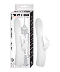 VIBES OF NEW YORK HEAT-UP ROTATING MASSAGER-WHITE