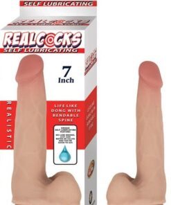 Realcocks Self Lubricating 7" Flesh