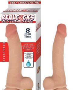 Realcocks Self Lubricating 8" Flesh
