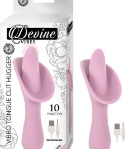 Vibro Tongue Clit Hugger Pink