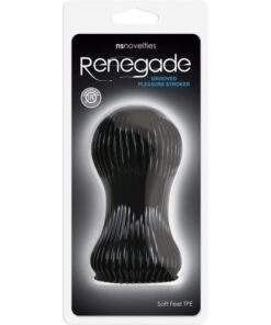 Renegade - Grooved Pleasure Stroker - Black