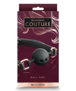 Bondage Couture - Ball Gag  - Black