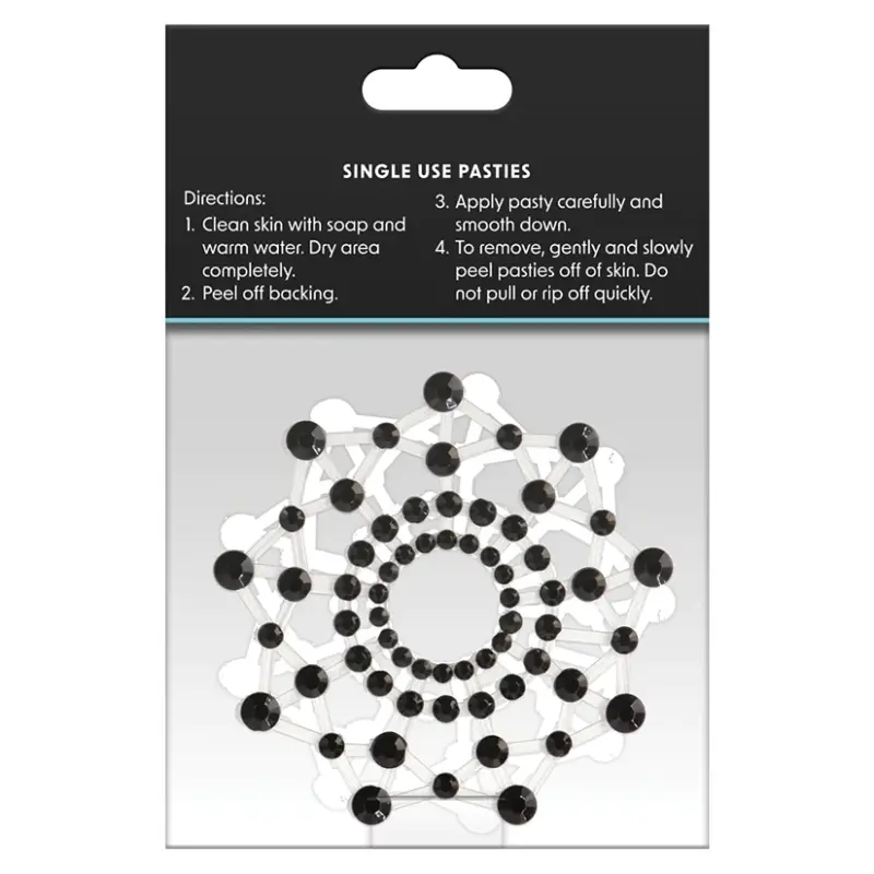 Pezoneras Pasties Joya Charm III Black Pretty Pasties NS Novelties
