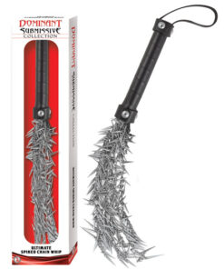 Ultimate Spiked Chain Whip - Dominant Submissive Collection