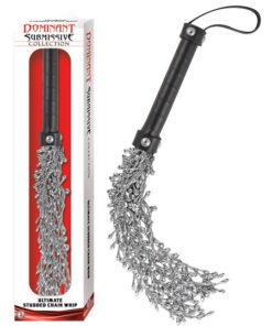 Ultimate Studded Chain Whip - Dominant Submissive Collection