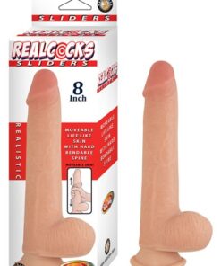 Realcocks Sliders 8" Flesh