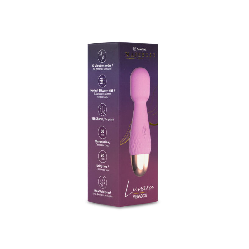 Vibrador Varita Majestic Lunara Camtoyz · fotografía 3