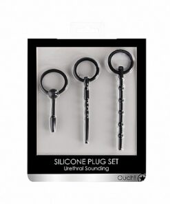 Ouch! Urethral Sounding Plug Set Black