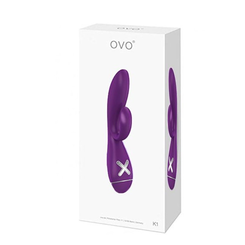 Vibrador Rabbit de Silicona K1 Violet OVO