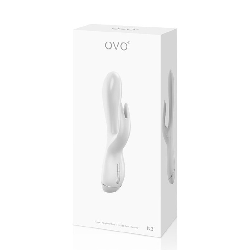 Vibrador Rabbit Ergonómico K3 White OVO
