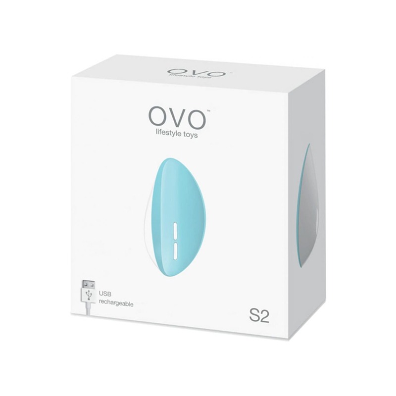Vibrador Externo Tipo Lay-on S2 Light Blue OVO