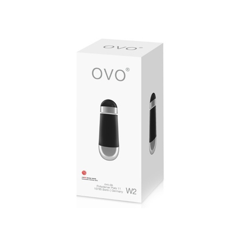 Vibrador tipo Bullet W2 Black Chrome OVO