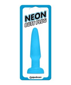 Neon Butt Plug - Blue