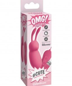 OMG! Bullets #Cute USB Vibrating Bullet - Pink
