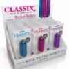 Classix Pocket Bullet Display - Pink/Purple/Blue (18 pcs)