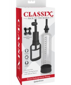 Classix Penis Enlargement Pump - Clear