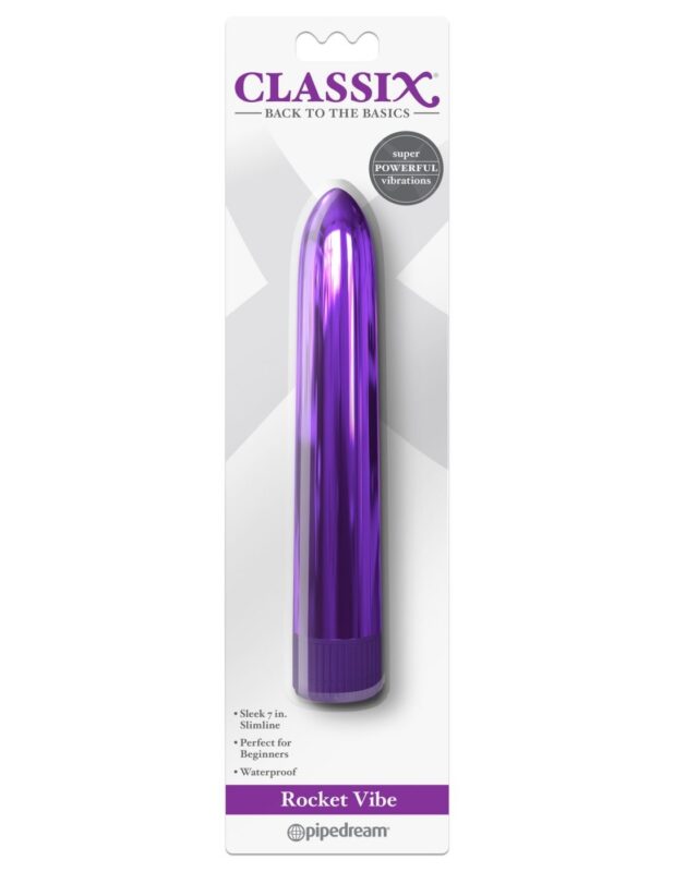Vibrador Morado Rocket Vibe 18cm Classic Pipedream