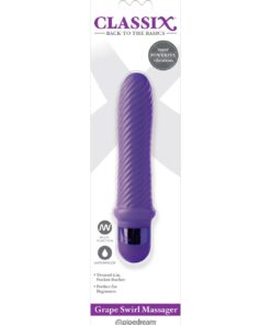 Classix Grape Swirl Massager