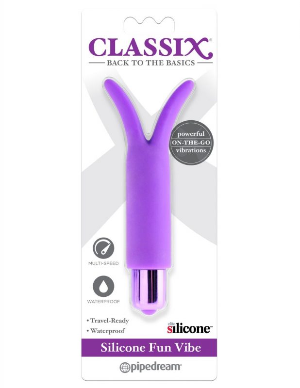 Vibrador de Silicón Classix Silicone Fun Vibe Azul Pipedream