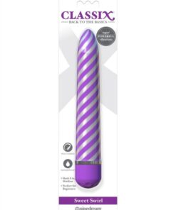 Classix Sweet Swirl Vibrator Purple