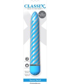 Classix Sweet Swirl Vibrator Blue