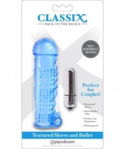 Classix Textured Sleeve and Bullet - Blue