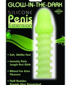 Silicone Penis Extension Glow In The Dark