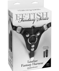 Fetish Fantasy Series Leather Fantasy Harness - Black