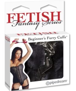 Fetish Fantasy Series Beginner's Furry Cuffs - Black