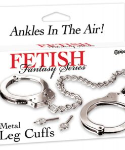 Fetish Fantasy Series Metal Leg Cuffs - Silver