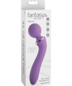 Fantasy For Her Duo Wand Massage-Her - Purple