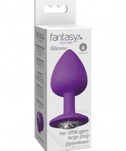 Fantasy For Her Her Little Gem Large Plug - Purple