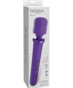 Fantasy For Her Rechargeable Power Wand - Purple
