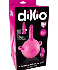 Dillio Vibrating Mini Sex Ball Pink
