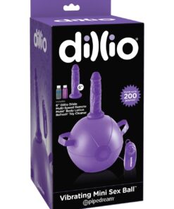 Dillio Vibrating Mini Sex Ball Purple