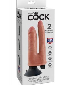 King Cock - Double Vibrating Double Penetrator