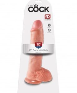 King Cock With Ballsvanilla 10"