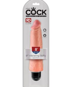 King Cock 8" Vibrating Stiffy - Light