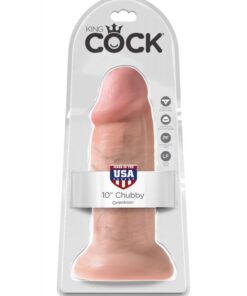 King Cock 10" Chubby Flesh