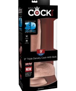 King Cock Plus 9" Triple Density Cock With Balls