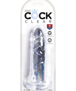 King Cock Clear 6" Cock