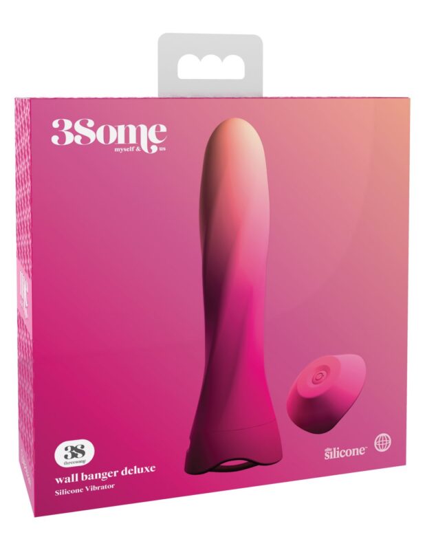 Vibrador de Lujo 3Some Wall Banger Deluxe Rosa Pipedream