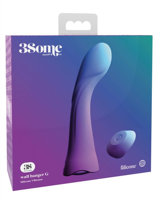 Vibrador para Punto G 3Some Wall Banger G Morado Pipedream